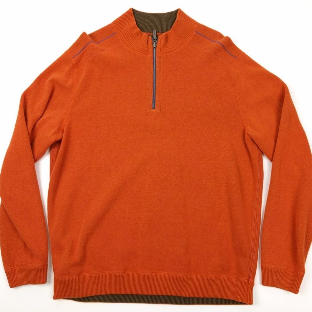 TOMMY BAHAMA Reversible Men's XL Orange Jacket